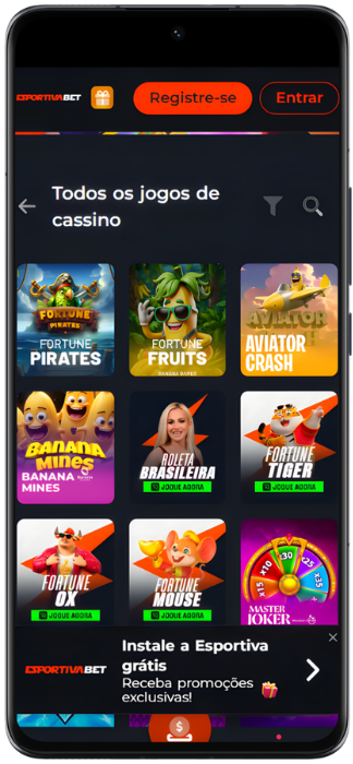 Esportiva Bet Captura de tela do jogo de cassino