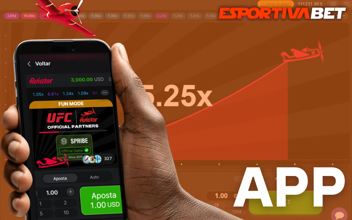 Esportiva Bet Aviator no App