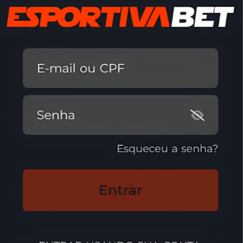 Instrução Faça Login na sua conta