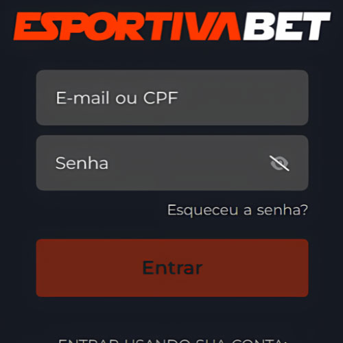 Instrução Faça login na sua conta