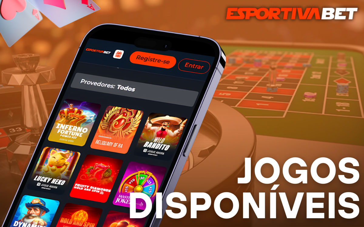 Esportiva Bet Jogos Disponíveis no Cassino